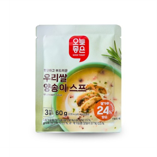오늘좋은 우리쌀 양송이스프 (60G)