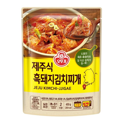 오뚜기 제주식 흑돼지김치찌개 (450G)
