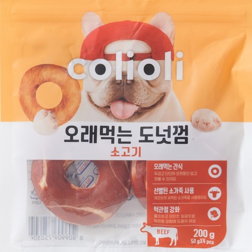 콜리올리 오래먹는 도넛껌 (소고기) (200G)