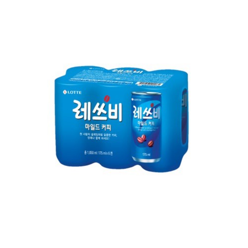 롯데 레쓰비 마일드 (175ML*6입)