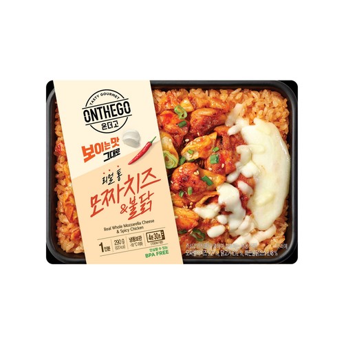아워홈 온더고 리얼 통 모짜치즈&불닭 (290G)