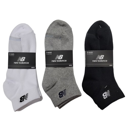 BLACK/26 뉴발란스 남성 도트 단목 양말 (3매)