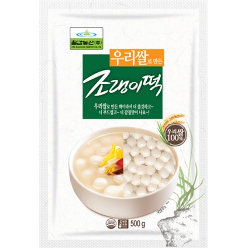 칠갑농산 우리쌀로 만든 조랭이떡 (500G)