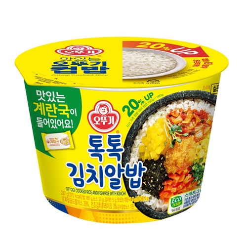 오뚜기 컵밥 톡톡 김치알밥 (222G)