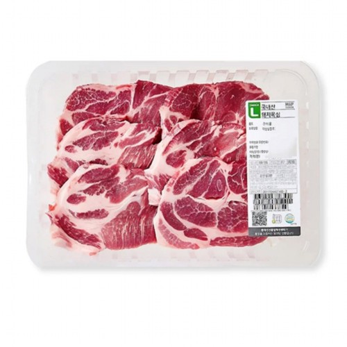 국내산 돼지 목심 구이용(냉장) (600G)