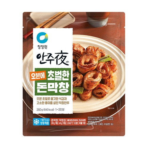 청정원 안주야 오븐에 초벌한 돈막창 (260G)