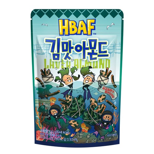 HBAF 김맛 아몬드 (120G)
