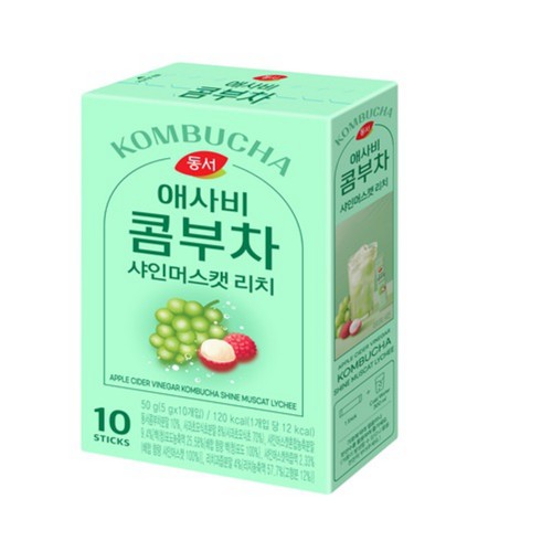 동서 애사비콤부차 샤인머스캣리치 (5G*10입)