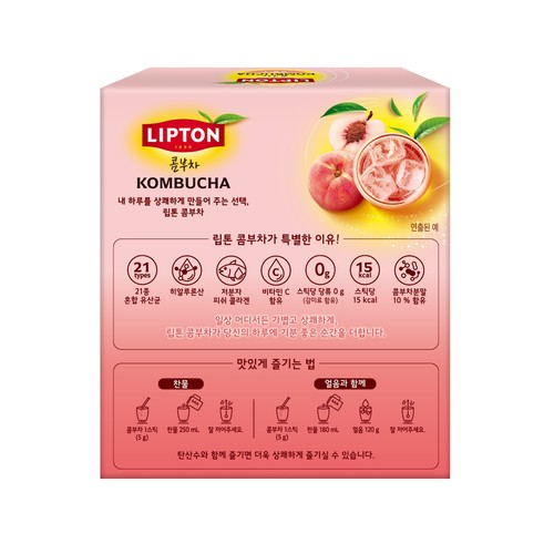 립톤 콤부차 복숭아 (5G*30입)