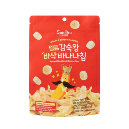 감숙왕 바삭 바나나칩 (70G)