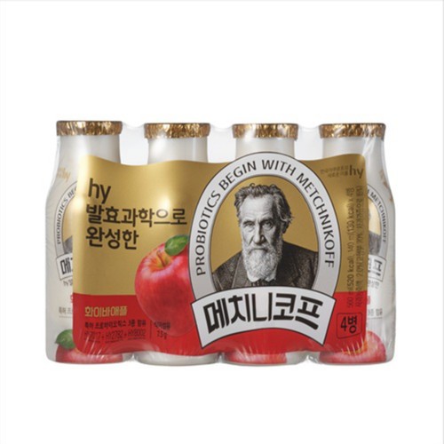 한국야쿠르트 hy 메치니코프 화이바애플 (140ML * 4)