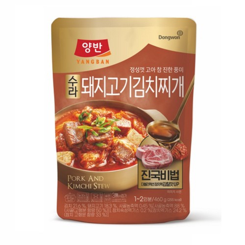 동원 양반 수라 돼지고기김치찌개 (460G)