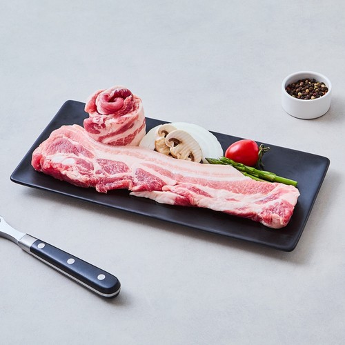 K-흑돼지 삼겹살 구이용(국내산) (500G)