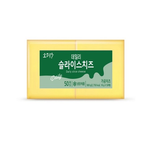 소와나무 데일리 슬라이스 치즈 50매 (900G)