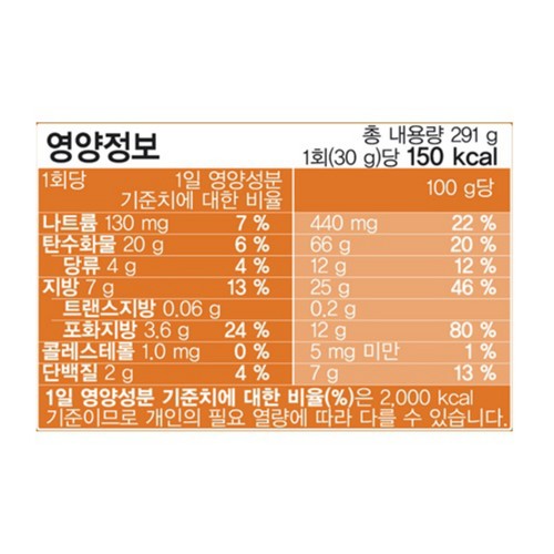 해태 에이스씬 솔티카라멜맛 (291G)