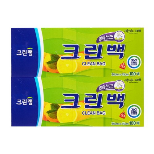 크린백(대) 2입 (30*45CM*100매)