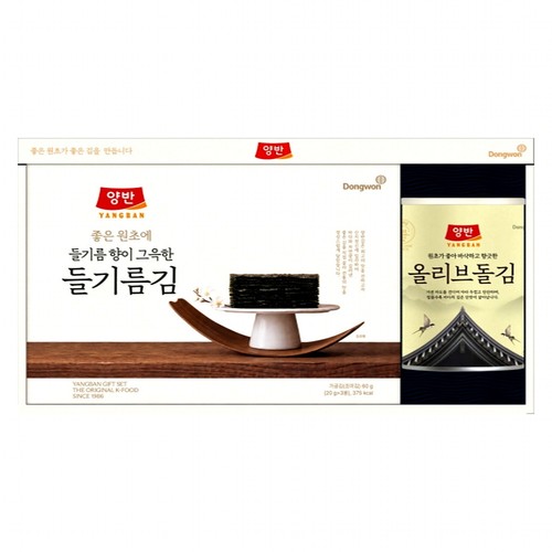 [추석 선물세트 사전예약] 동원 양반김 M80호 (SET)