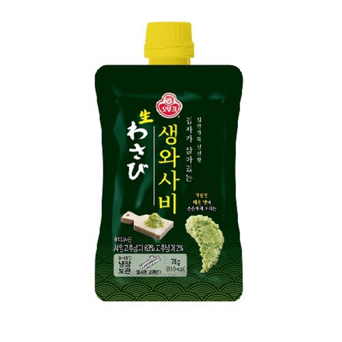 오뚜기 입자가 살아있는 생와사비 (75G)