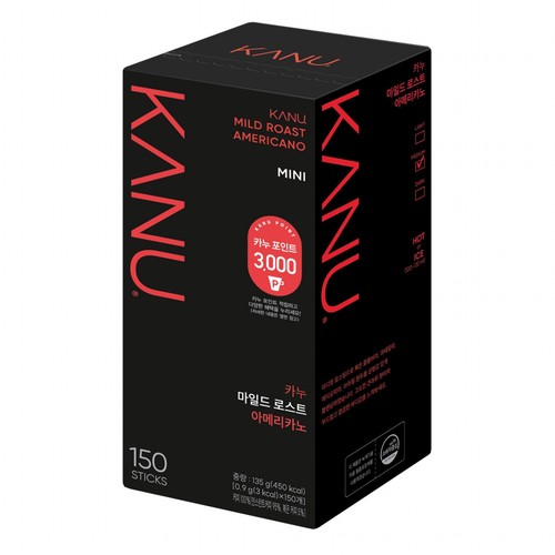 카누 미니 마일드 아메리카노 (0.9G*150입)