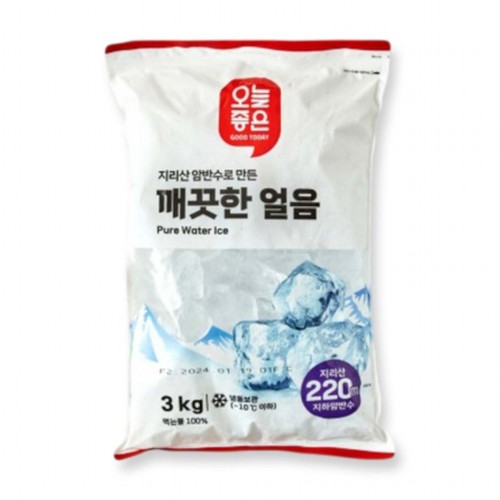 오늘좋은 깨끗한 얼음 3KG (3KG)