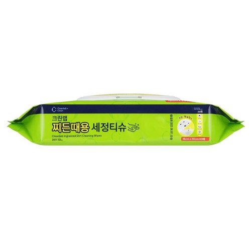 크린랩 찌든때용 세정티슈 (50매)