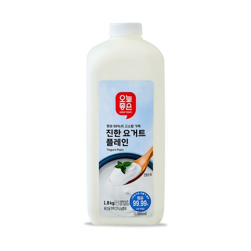 오늘좋은 진한 요거트 플레인 (1.8KG)