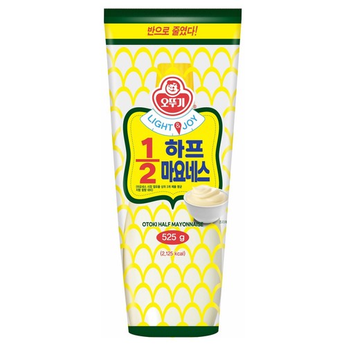 오뚜기 LIGHT&JOY 1/2 하프 마요네스 (525G)