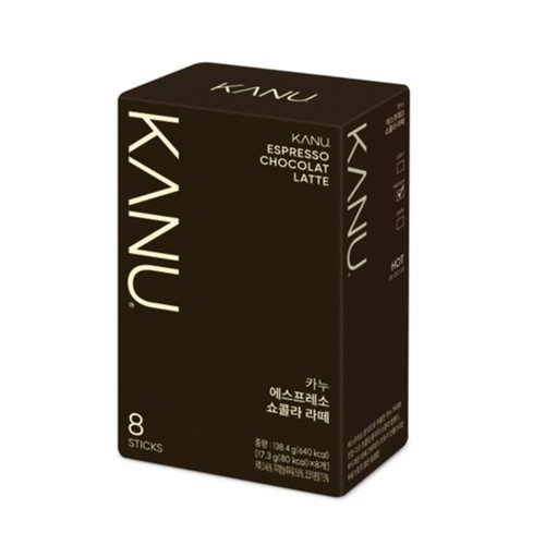  카누 에스프레소 쇼콜라 라떼 (17.3G*8입)