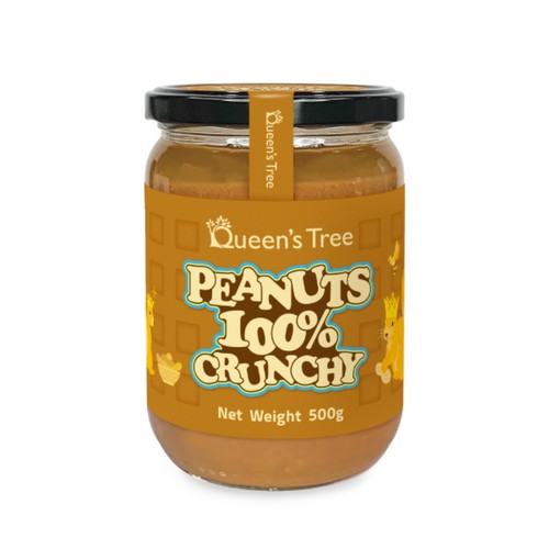 퀸즈트리 피넛버터 크런치 (500G)