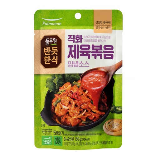 풀무원 반듯한식 직화제육볶음 양념 (150G)