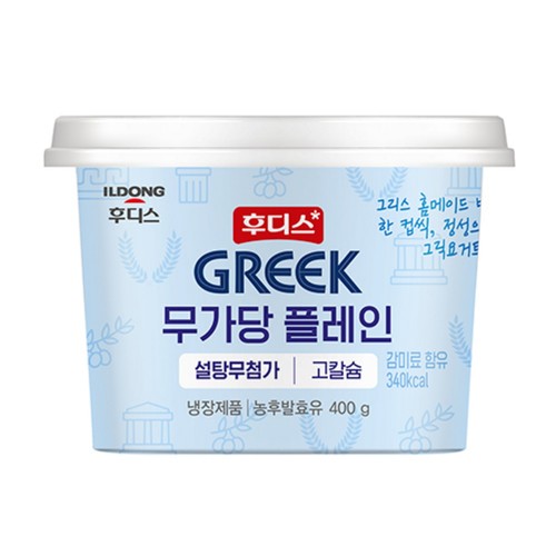 일동후디스 그릭요거트 무가당 플레인 (400G)