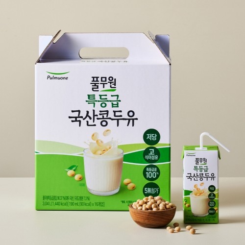 풀무원 특등급국산콩두유 (190ML*16입)