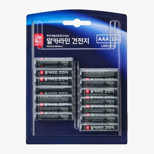 오늘좋은 알카라인 건전지 AAA 14입