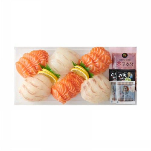 광어 연어 모둠회 (300G)