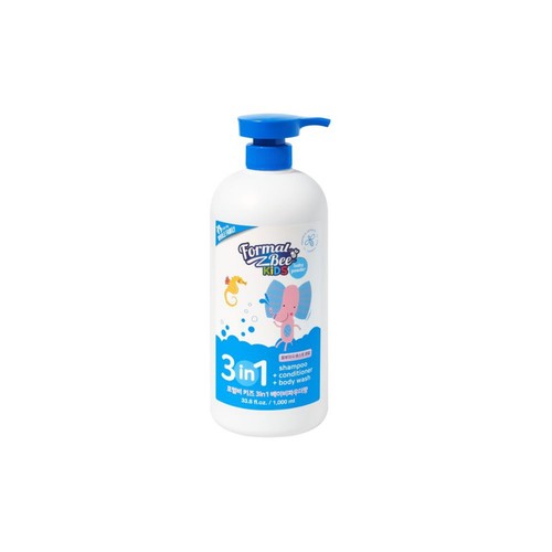포멀비 키즈 3in1 클렌저(베이비파우더향) (1000ML)