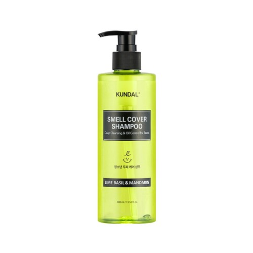 쿤달 스멜커버 샴푸 (라임바질) (400ML)