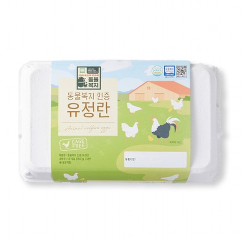 동물복지인증 유정란(대란, 15입) (780G)