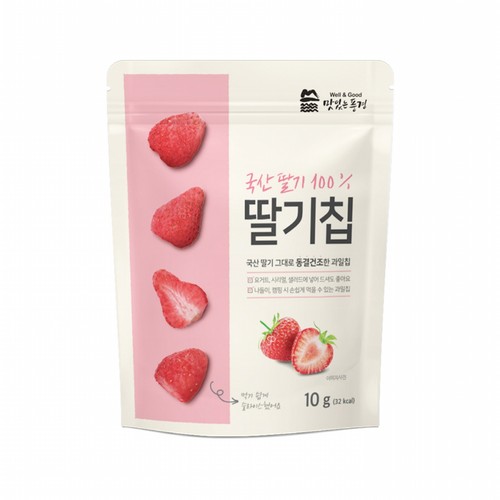 국산 딸기 100% 딸기칩 (10G)