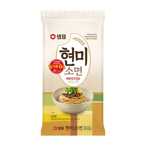  샘표 현미쌀소면 (800G)