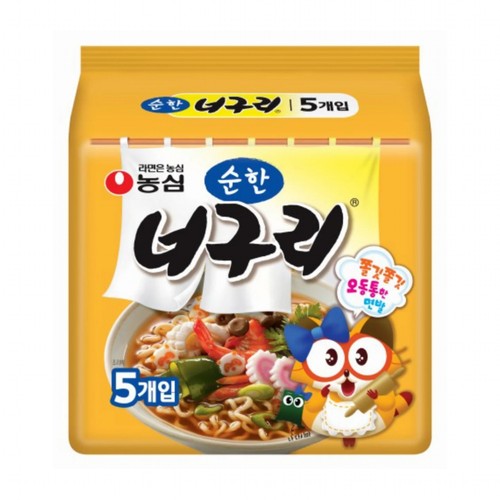 농심 순한 너구리 (5개입)