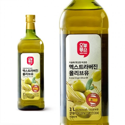 [스페인산] 오늘좋은 엑스트라버진 올리브유 (1L)