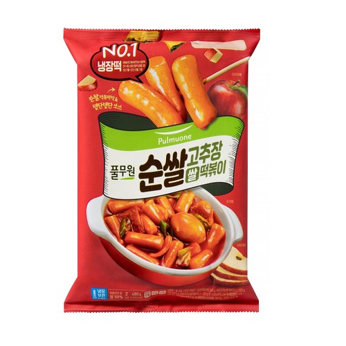 풀무원 고추장 쌀 떡볶이 (2인) (480G)