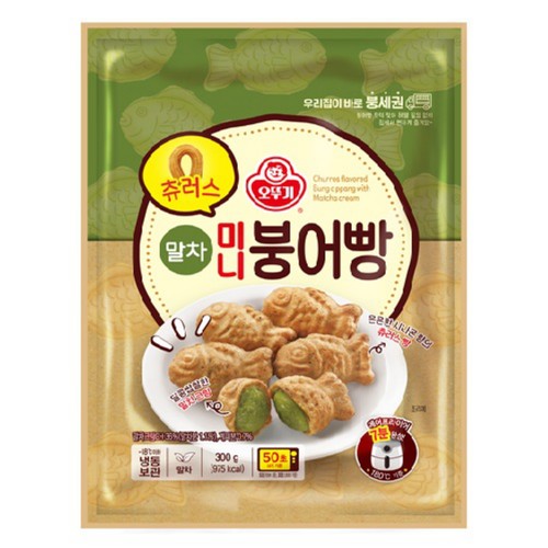 오뚜기 츄러스 미니붕어빵 (말차) (300G)