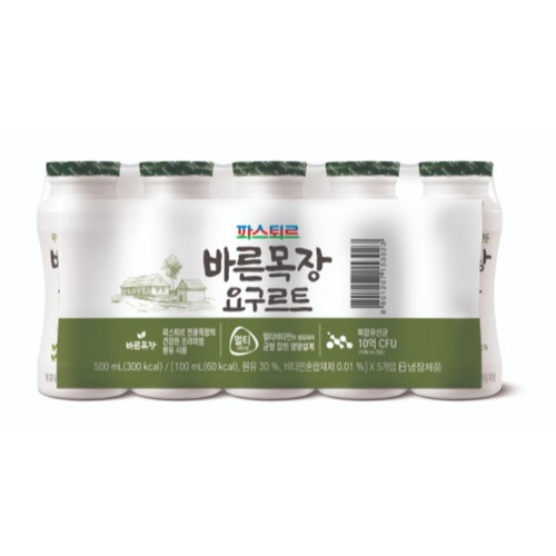 파스퇴르 바른목장 요구르트 (100ML*5입)