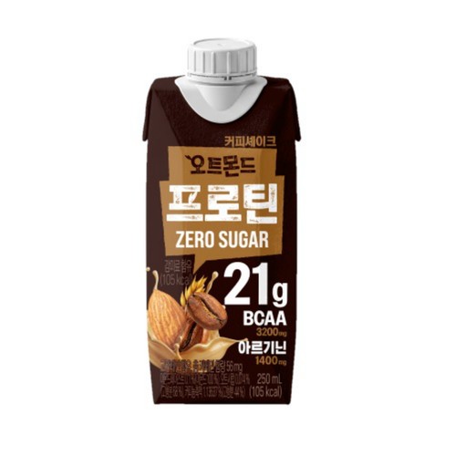 롯데칠성음료 오트몬드프로틴커피셰이크 (250ML)