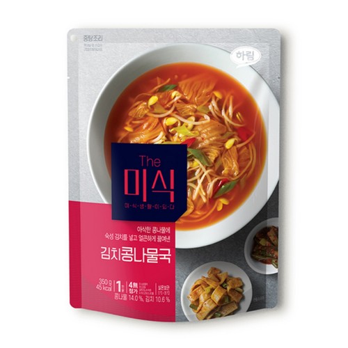 하림 더미식 김치콩나물국 (350G)