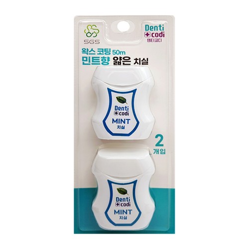  SGS 민트향 얇은 치실 (2입)