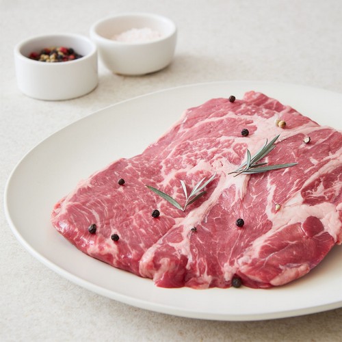 [구이용] 호주산 곡물비육 척아이롤(목심,등심) (400G)