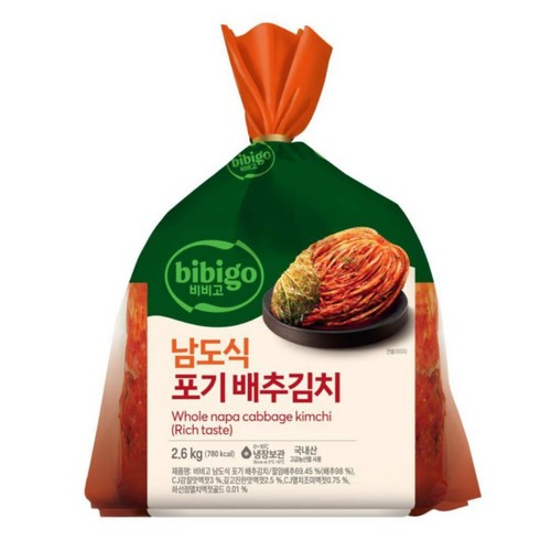 CJ 비비고 남도식 포기 배추김치 (2.6KG)