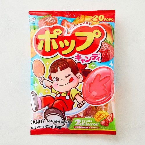 후지야 후지야 팝캔디 딸기&망고맛 (114G)